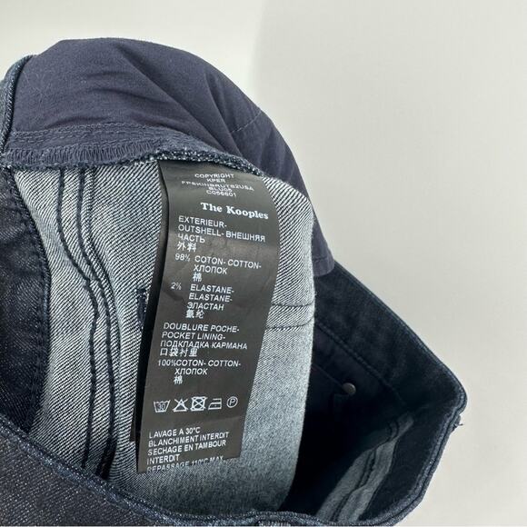 The Kooples | Sport Skin Dark Blue Wash Skinny Jeans Size 26 - Picture 6 of 6